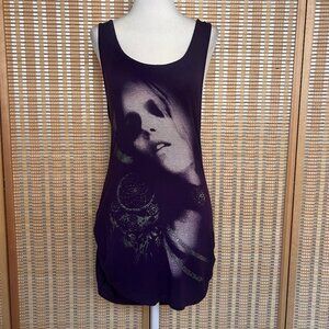 Y2K Graphic Racerback Long Tank – Size L
